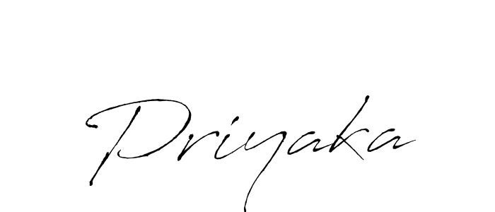How to make Priyaka signature? Antro_Vectra is a professional autograph style. Create handwritten signature for Priyaka name. Priyaka signature style 6 images and pictures png