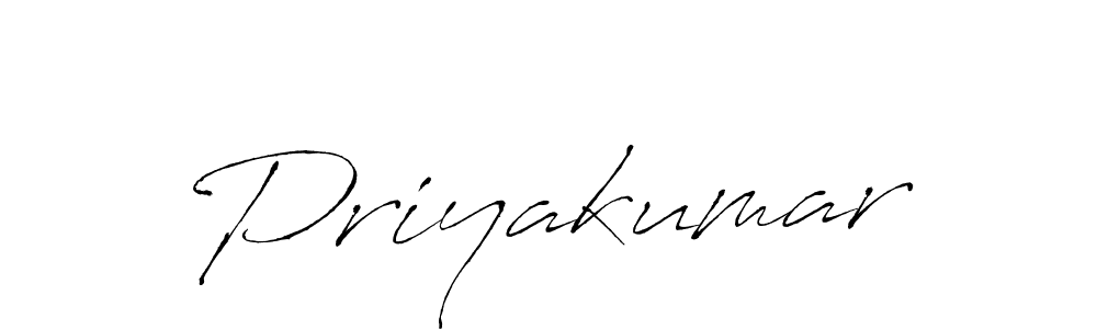 Create a beautiful signature design for name Priyakumar. With this signature (Antro_Vectra) fonts, you can make a handwritten signature for free. Priyakumar signature style 6 images and pictures png