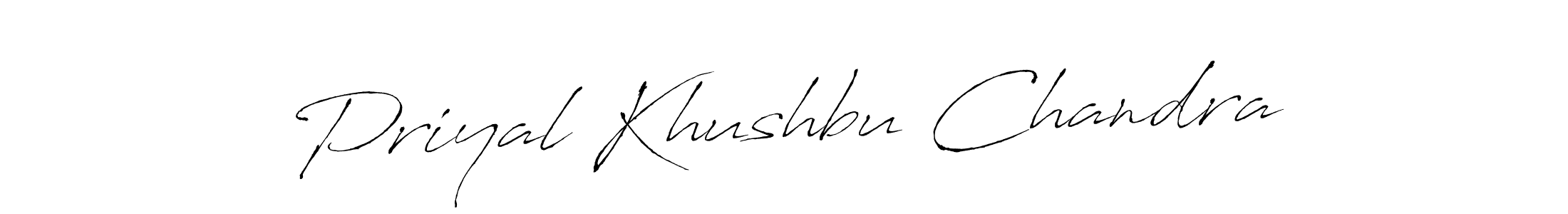 See photos of Priyal Khushbu Chandra official signature by Spectra . Check more albums & portfolios. Read reviews & check more about Antro_Vectra font. Priyal Khushbu Chandra signature style 6 images and pictures png