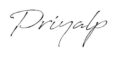 Try this chic Priyalp handwritten sign style. Using Antro_Vectra font elements, it gives your name a sleek, memorable identity. Priyalp signature style 6 images and pictures png