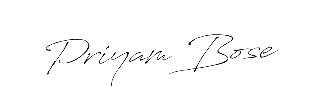 Also You can easily find your signature by using the search form. We will create Priyam Bose name handwritten signature images for you free of cost using Antro_Vectra sign style. Priyam Bose signature style 6 images and pictures png