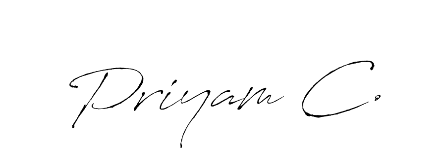 Make a short Priyam C. signature style. Manage your documents anywhere anytime using Antro_Vectra. Create and add eSignatures, submit forms, share and send files easily. Priyam C. signature style 6 images and pictures png