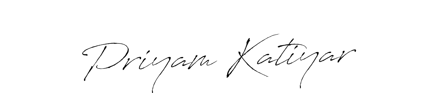 It looks lik you need a new signature style for name Priyam Katiyar. Design unique handwritten (Antro_Vectra) signature with our free signature maker in just a few clicks. Priyam Katiyar signature style 6 images and pictures png