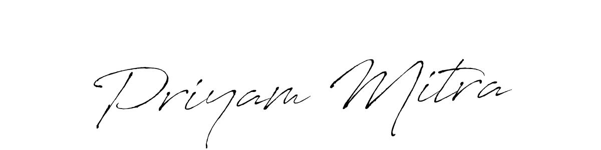 Also You can easily find your signature by using the search form. We will create Priyam Mitra name handwritten signature images for you free of cost using Antro_Vectra sign style. Priyam Mitra signature style 6 images and pictures png