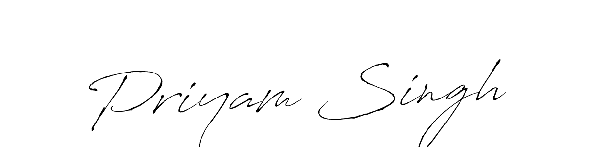 Use a signature maker to create a handwritten signature online. With this signature software, you can design (Antro_Vectra) your own signature for name Priyam Singh. Priyam Singh signature style 6 images and pictures png