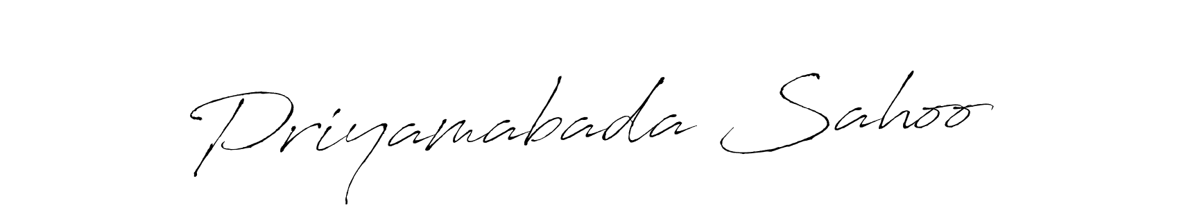 Design your own signature with our free online signature maker. With this signature software, you can create a handwritten (Antro_Vectra) signature for name Priyamabada Sahoo. Priyamabada Sahoo signature style 6 images and pictures png