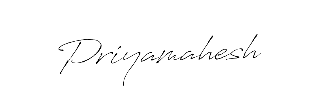 How to make Priyamahesh signature? Antro_Vectra is a professional autograph style. Create handwritten signature for Priyamahesh name. Priyamahesh signature style 6 images and pictures png