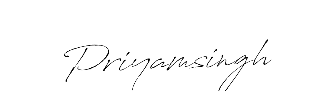 Priyamsingh stylish signature style. Best Handwritten Sign (Antro_Vectra) for my name. Handwritten Signature Collection Ideas for my name Priyamsingh. Priyamsingh signature style 6 images and pictures png