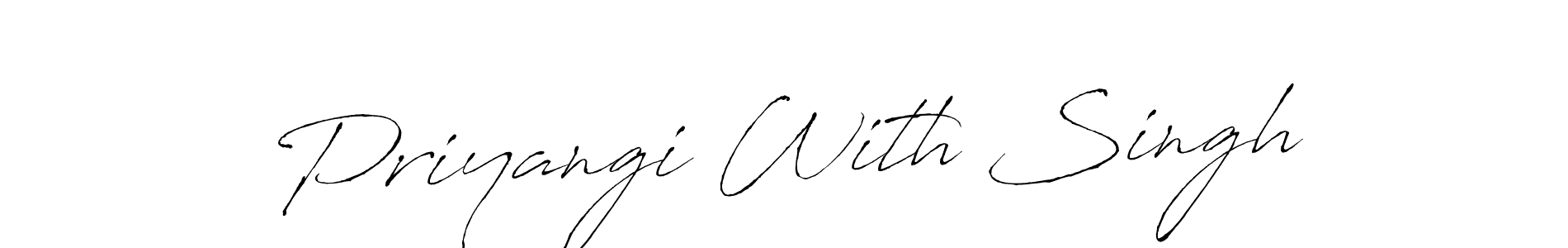 Similarly Antro_Vectra is the best handwritten signature design. Signature creator online .You can use it as an online autograph creator for name Priyangi With Singh. Priyangi With Singh signature style 6 images and pictures png