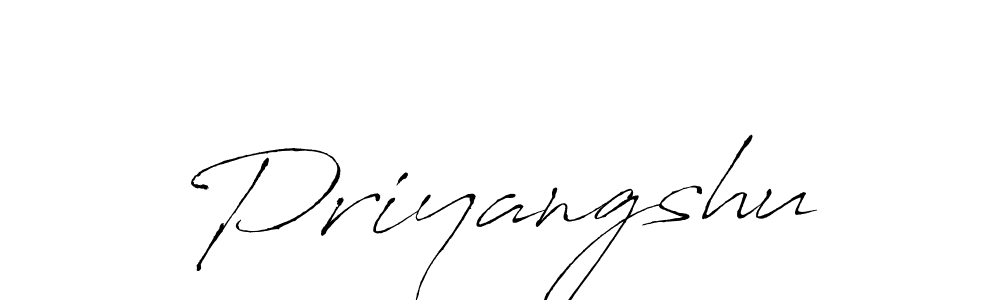 Make a beautiful signature design for name Priyangshu. With this signature (Antro_Vectra) style, you can create a handwritten signature for free. Priyangshu signature style 6 images and pictures png