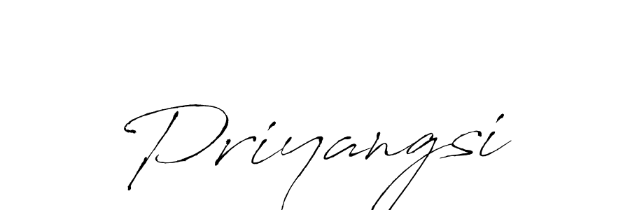 Design your own signature with our free online signature maker. With this signature software, you can create a handwritten (Antro_Vectra) signature for name Priyangsi. Priyangsi signature style 6 images and pictures png