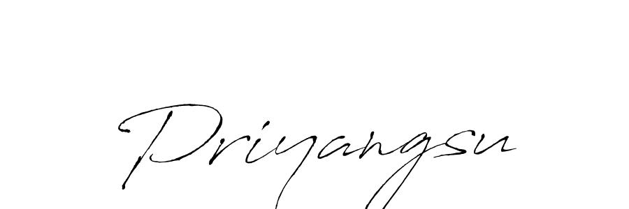 Use a signature maker to create a handwritten signature online. With this signature software, you can design (Antro_Vectra) your own signature for name Priyangsu. Priyangsu signature style 6 images and pictures png