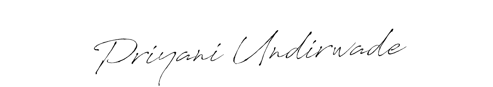 It looks lik you need a new signature style for name Priyani Undirwade. Design unique handwritten (Antro_Vectra) signature with our free signature maker in just a few clicks. Priyani Undirwade signature style 6 images and pictures png