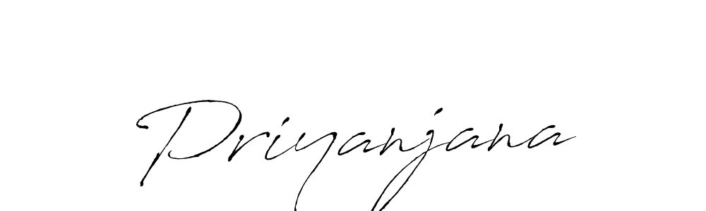 Make a beautiful signature design for name Priyanjana. With this signature (Antro_Vectra) style, you can create a handwritten signature for free. Priyanjana signature style 6 images and pictures png