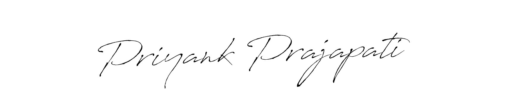 It looks lik you need a new signature style for name Priyank Prajapati. Design unique handwritten (Antro_Vectra) signature with our free signature maker in just a few clicks. Priyank Prajapati signature style 6 images and pictures png