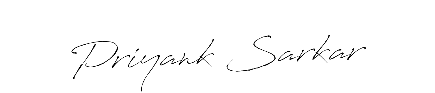 Priyank Sarkar stylish signature style. Best Handwritten Sign (Antro_Vectra) for my name. Handwritten Signature Collection Ideas for my name Priyank Sarkar. Priyank Sarkar signature style 6 images and pictures png