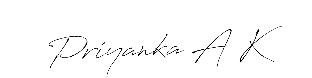 How to Draw Priyanka A K signature style? Antro_Vectra is a latest design signature styles for name Priyanka A K. Priyanka A K signature style 6 images and pictures png