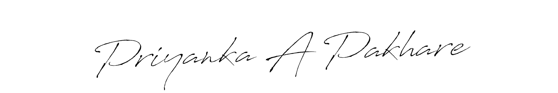 Use a signature maker to create a handwritten signature online. With this signature software, you can design (Antro_Vectra) your own signature for name Priyanka A Pakhare. Priyanka A Pakhare signature style 6 images and pictures png