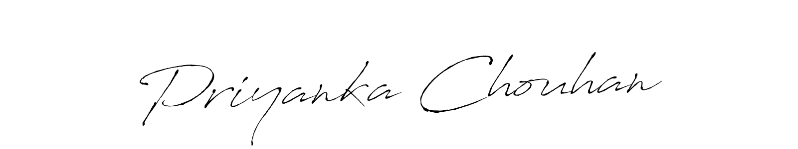 Priyanka Chouhan stylish signature style. Best Handwritten Sign (Antro_Vectra) for my name. Handwritten Signature Collection Ideas for my name Priyanka Chouhan. Priyanka Chouhan signature style 6 images and pictures png