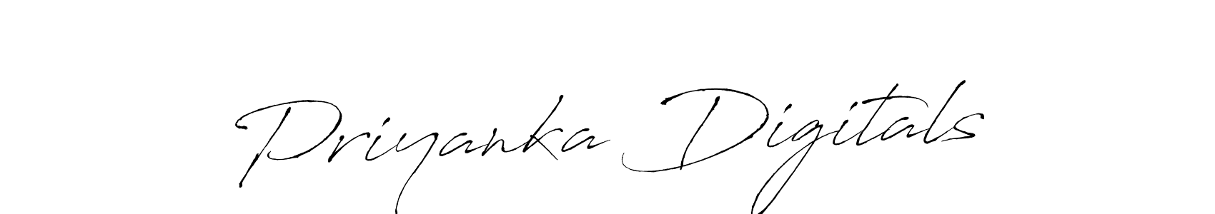 Also You can easily find your signature by using the search form. We will create Priyanka Digitals name handwritten signature images for you free of cost using Antro_Vectra sign style. Priyanka Digitals signature style 6 images and pictures png