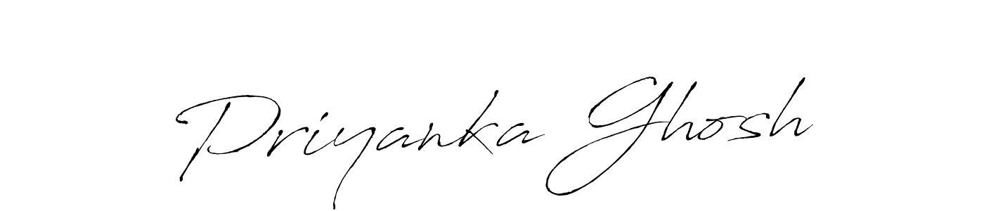 Design your own signature with our free online signature maker. With this signature software, you can create a handwritten (Antro_Vectra) signature for name Priyanka Ghosh. Priyanka Ghosh signature style 6 images and pictures png