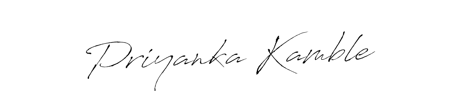Use a signature maker to create a handwritten signature online. With this signature software, you can design (Antro_Vectra) your own signature for name Priyanka Kamble. Priyanka Kamble signature style 6 images and pictures png