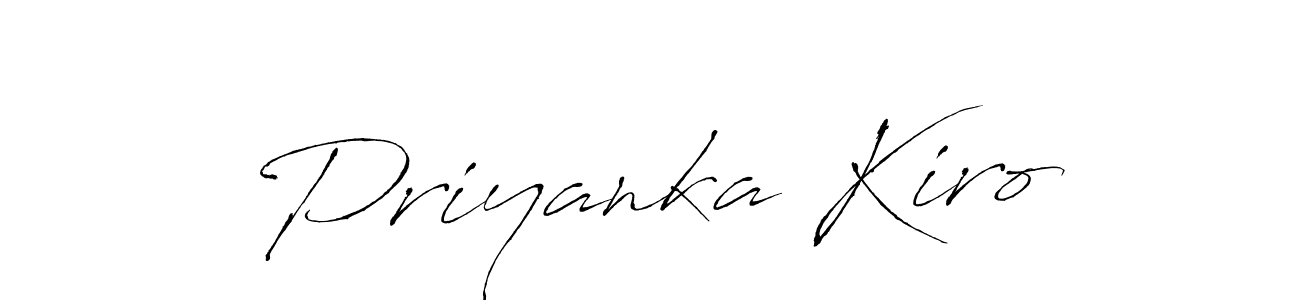 Priyanka Kiro stylish signature style. Best Handwritten Sign (Antro_Vectra) for my name. Handwritten Signature Collection Ideas for my name Priyanka Kiro. Priyanka Kiro signature style 6 images and pictures png