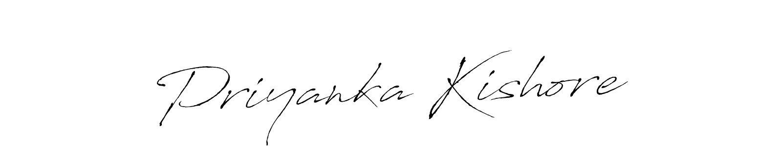 Design your own signature with our free online signature maker. With this signature software, you can create a handwritten (Antro_Vectra) signature for name Priyanka Kishore. Priyanka Kishore signature style 6 images and pictures png