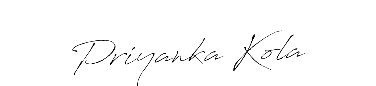 It looks lik you need a new signature style for name Priyanka Kola. Design unique handwritten (Antro_Vectra) signature with our free signature maker in just a few clicks. Priyanka Kola signature style 6 images and pictures png