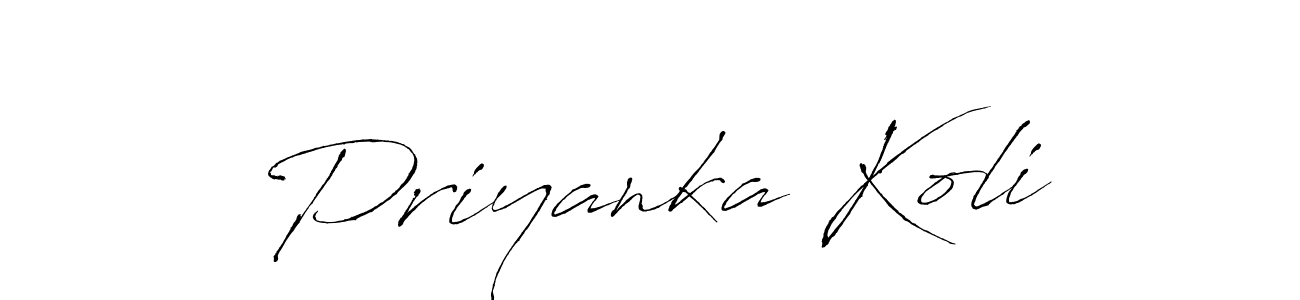 It looks lik you need a new signature style for name Priyanka Koli. Design unique handwritten (Antro_Vectra) signature with our free signature maker in just a few clicks. Priyanka Koli signature style 6 images and pictures png