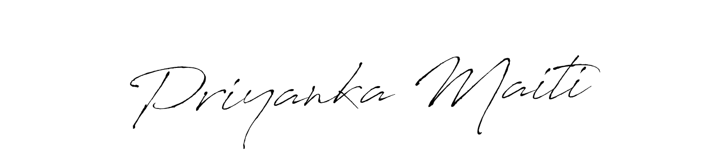 Also we have Priyanka Maiti name is the best signature style. Create professional handwritten signature collection using Antro_Vectra autograph style. Priyanka Maiti signature style 6 images and pictures png