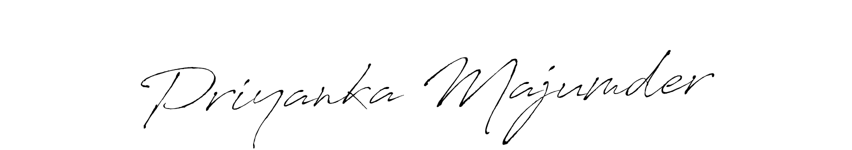 You should practise on your own different ways (Antro_Vectra) to write your name (Priyanka Majumder) in signature. don't let someone else do it for you. Priyanka Majumder signature style 6 images and pictures png