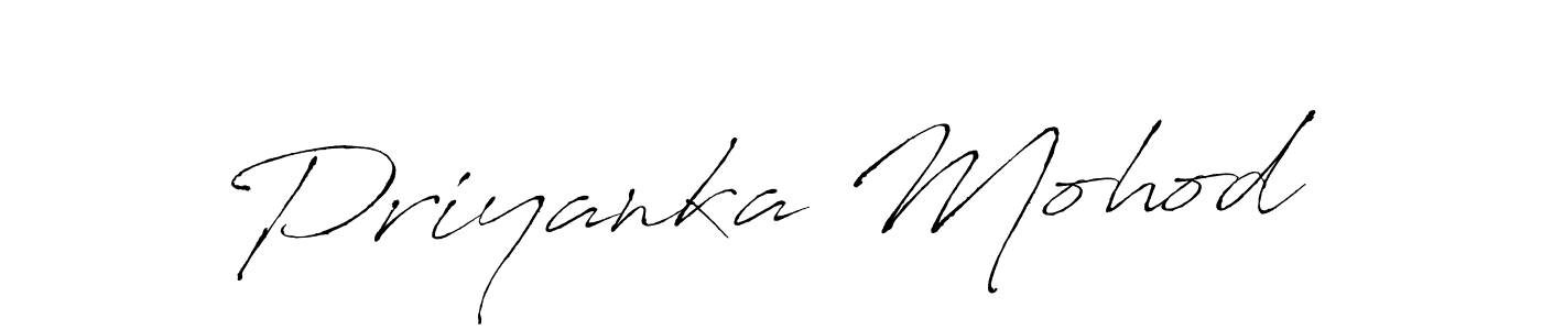 Also we have Priyanka Mohod name is the best signature style. Create professional handwritten signature collection using Antro_Vectra autograph style. Priyanka Mohod signature style 6 images and pictures png