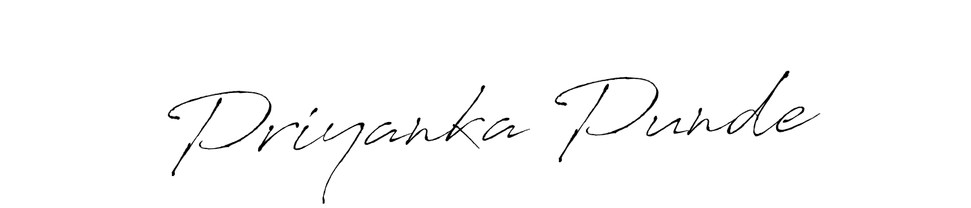 Use a signature maker to create a handwritten signature online. With this signature software, you can design (Antro_Vectra) your own signature for name Priyanka Punde. Priyanka Punde signature style 6 images and pictures png