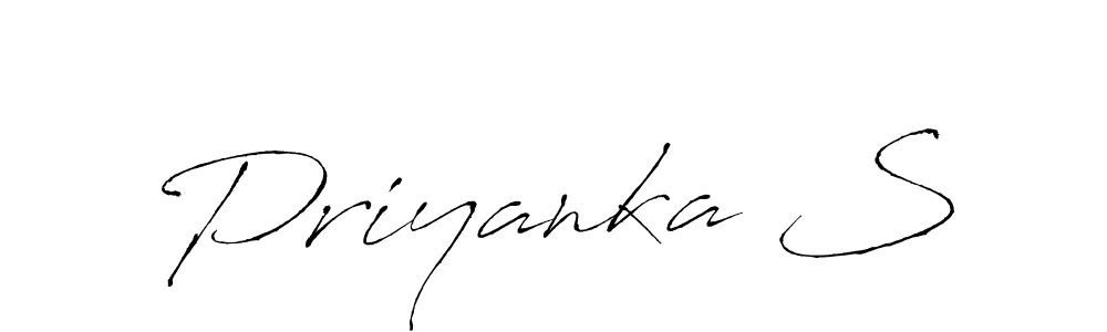 Also You can easily find your signature by using the search form. We will create Priyanka S name handwritten signature images for you free of cost using Antro_Vectra sign style. Priyanka S signature style 6 images and pictures png