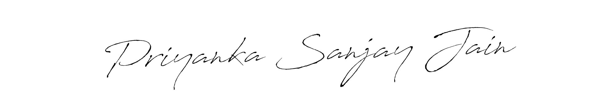 Here are the top 10 professional signature styles for the name Priyanka Sanjay Jain. These are the best autograph styles you can use for your name. Priyanka Sanjay Jain signature style 6 images and pictures png