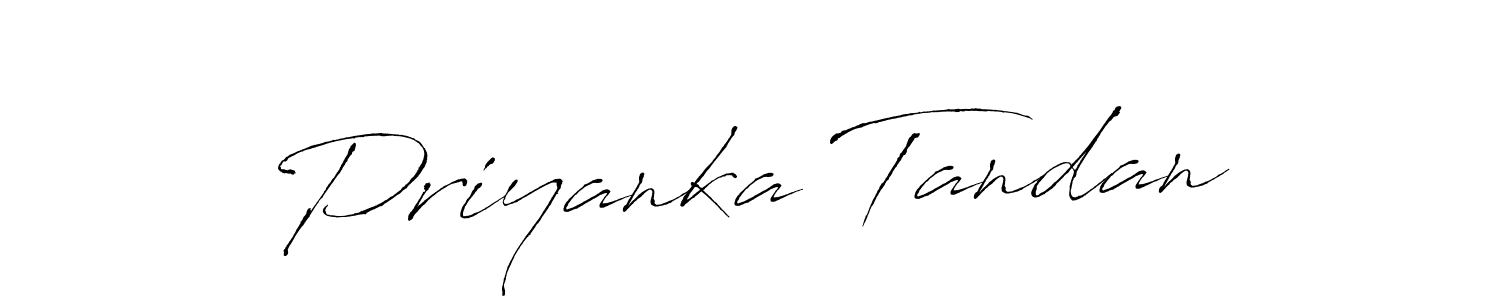 Antro_Vectra is a professional signature style that is perfect for those who want to add a touch of class to their signature. It is also a great choice for those who want to make their signature more unique. Get Priyanka Tandan name to fancy signature for free. Priyanka Tandan signature style 6 images and pictures png