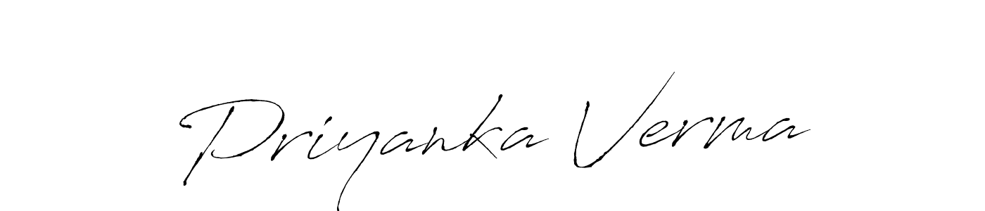 How to make Priyanka Verma signature? Antro_Vectra is a professional autograph style. Create handwritten signature for Priyanka Verma name. Priyanka Verma signature style 6 images and pictures png