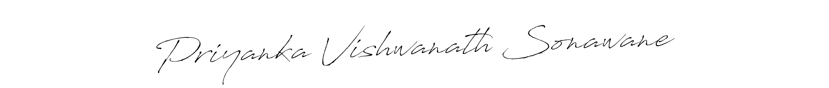 Make a beautiful signature design for name Priyanka Vishwanath Sonawane. Use this online signature maker to create a handwritten signature for free. Priyanka Vishwanath Sonawane signature style 6 images and pictures png