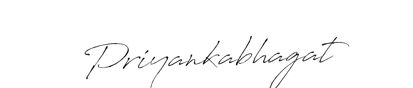 How to make Priyankabhagat name signature. Use Antro_Vectra style for creating short signs online. This is the latest handwritten sign. Priyankabhagat signature style 6 images and pictures png