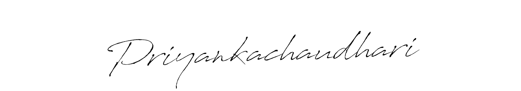 Priyankachaudhari stylish signature style. Best Handwritten Sign (Antro_Vectra) for my name. Handwritten Signature Collection Ideas for my name Priyankachaudhari. Priyankachaudhari signature style 6 images and pictures png