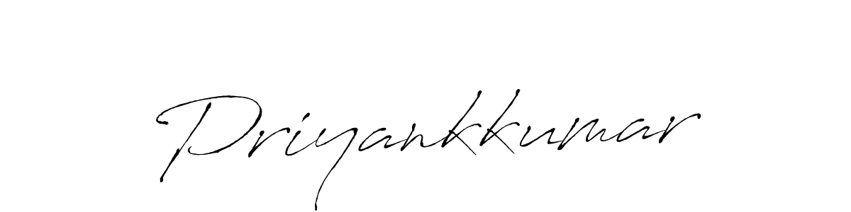 Design your own signature with our free online signature maker. With this signature software, you can create a handwritten (Antro_Vectra) signature for name Priyankkumar. Priyankkumar signature style 6 images and pictures png