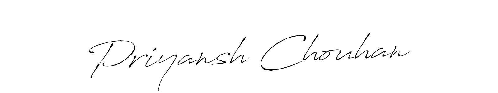 The best way (Antro_Vectra) to make a short signature is to pick only two or three words in your name. The name Priyansh Chouhan include a total of six letters. For converting this name. Priyansh Chouhan signature style 6 images and pictures png