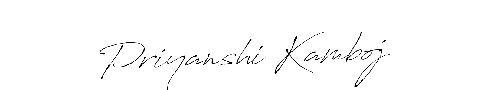 Make a short Priyanshi Kamboj signature style. Manage your documents anywhere anytime using Antro_Vectra. Create and add eSignatures, submit forms, share and send files easily. Priyanshi Kamboj signature style 6 images and pictures png