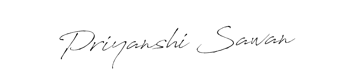 Use a signature maker to create a handwritten signature online. With this signature software, you can design (Antro_Vectra) your own signature for name Priyanshi Sawan. Priyanshi Sawan signature style 6 images and pictures png