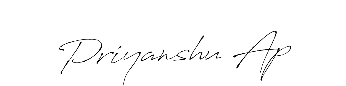 Use a signature maker to create a handwritten signature online. With this signature software, you can design (Antro_Vectra) your own signature for name Priyanshu Ap. Priyanshu Ap signature style 6 images and pictures png