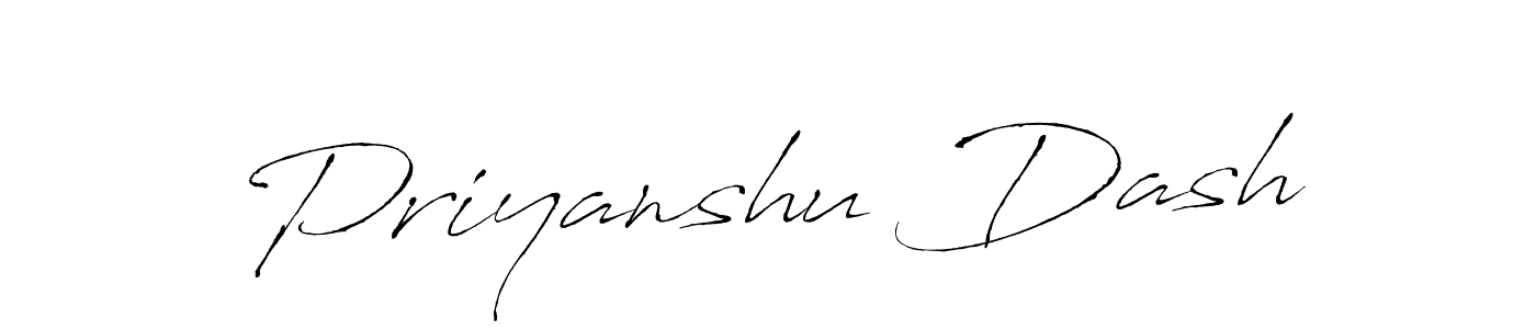 Design your own signature with our free online signature maker. With this signature software, you can create a handwritten (Antro_Vectra) signature for name Priyanshu Dash. Priyanshu Dash signature style 6 images and pictures png