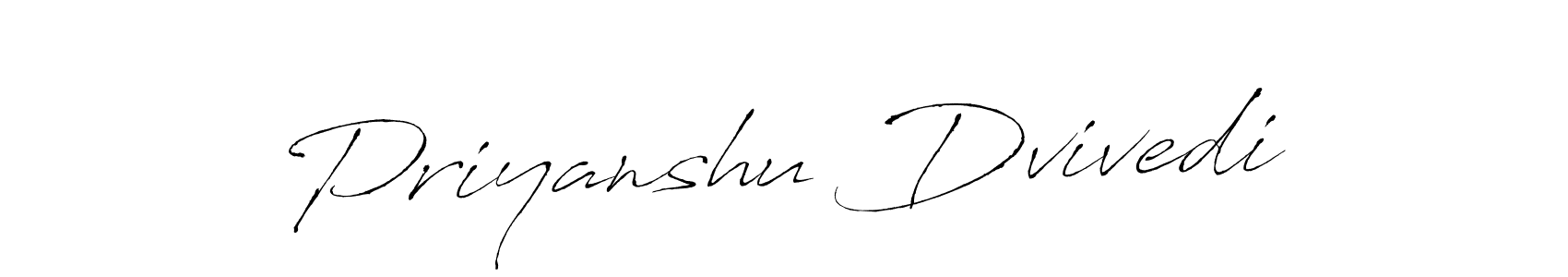 How to make Priyanshu Dvivedi name signature. Use Antro_Vectra style for creating short signs online. This is the latest handwritten sign. Priyanshu Dvivedi signature style 6 images and pictures png