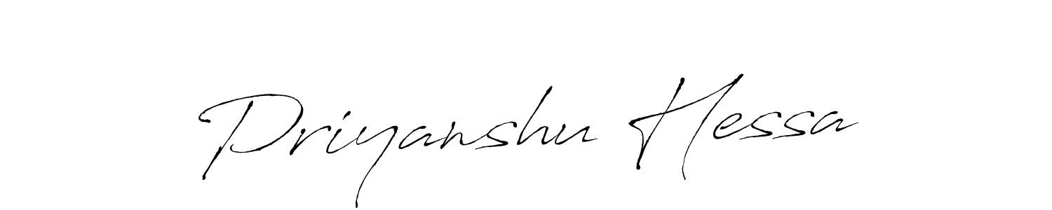 Design your own signature with our free online signature maker. With this signature software, you can create a handwritten (Antro_Vectra) signature for name Priyanshu Hessa. Priyanshu Hessa signature style 6 images and pictures png