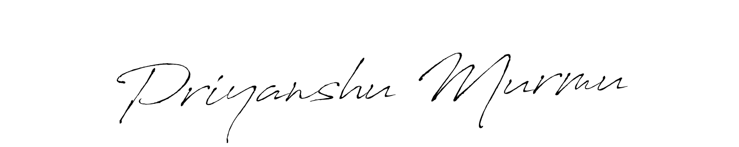 How to make Priyanshu Murmu signature? Antro_Vectra is a professional autograph style. Create handwritten signature for Priyanshu Murmu name. Priyanshu Murmu signature style 6 images and pictures png